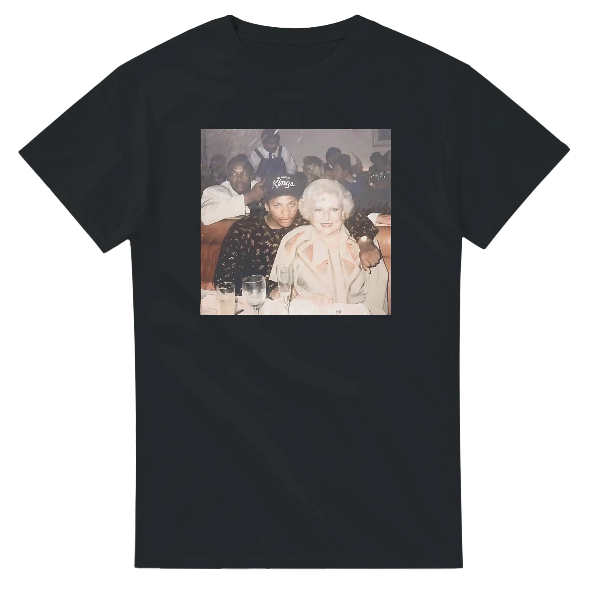 Betty Golden Eazy E Compton Mashup T-Shirt-Black-S-Bootlg