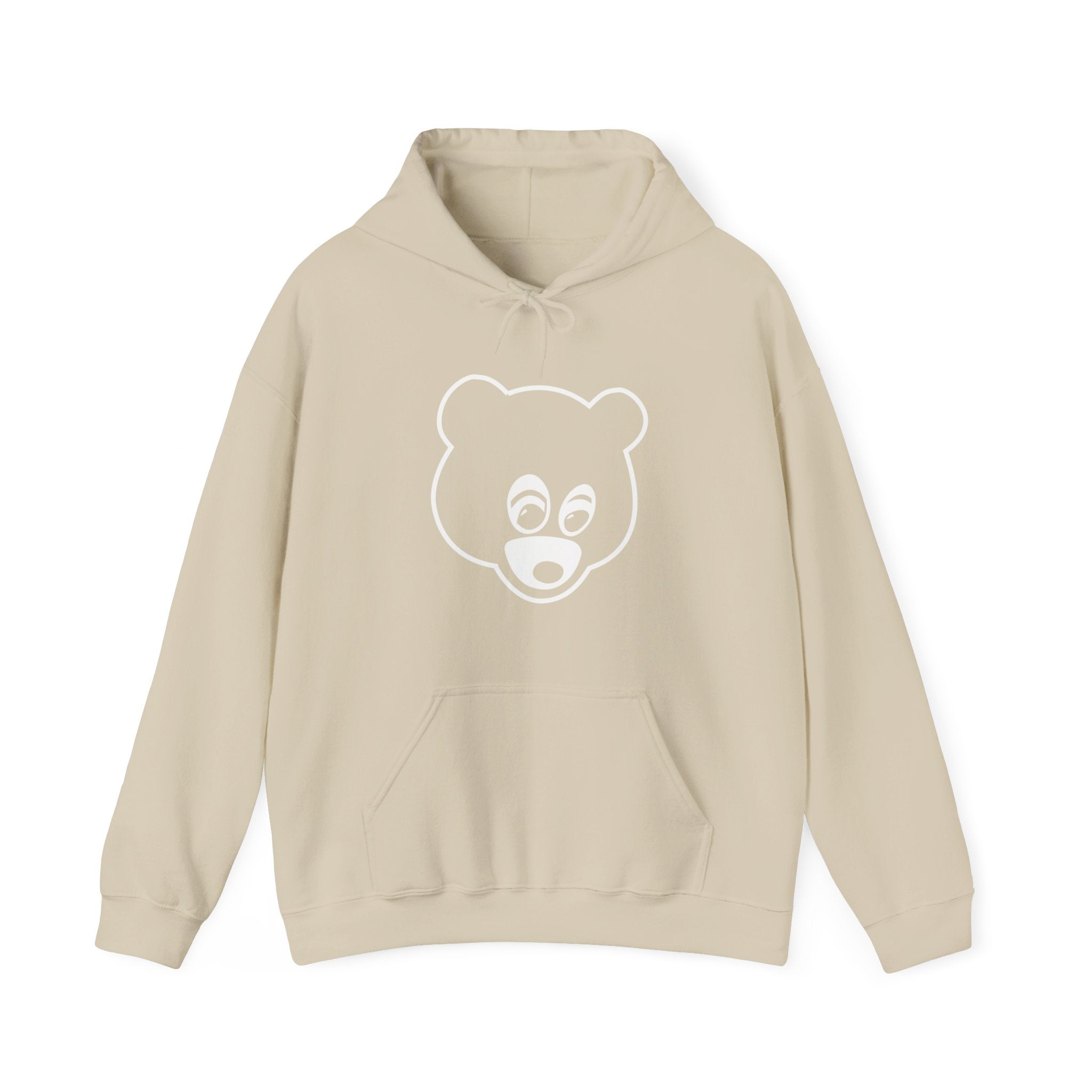 College Dropout Kanye West Bear Hoodie Sweatshirt-S-Sand-Bootlg