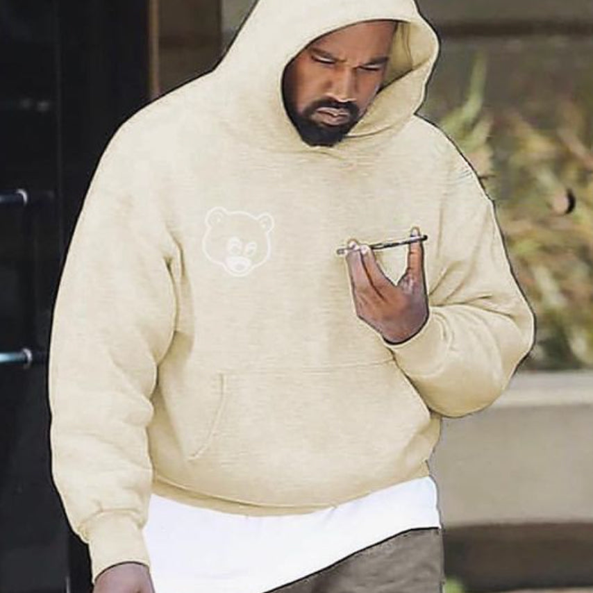 College Dropout Kanye West Bear Hoodie Sweatshirt-Bootlg