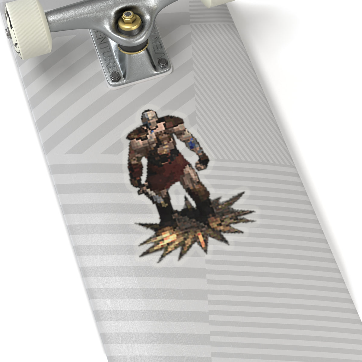 Diablo 2 pvp Barb stickers-6" × 6"-Transparent-Bootlg