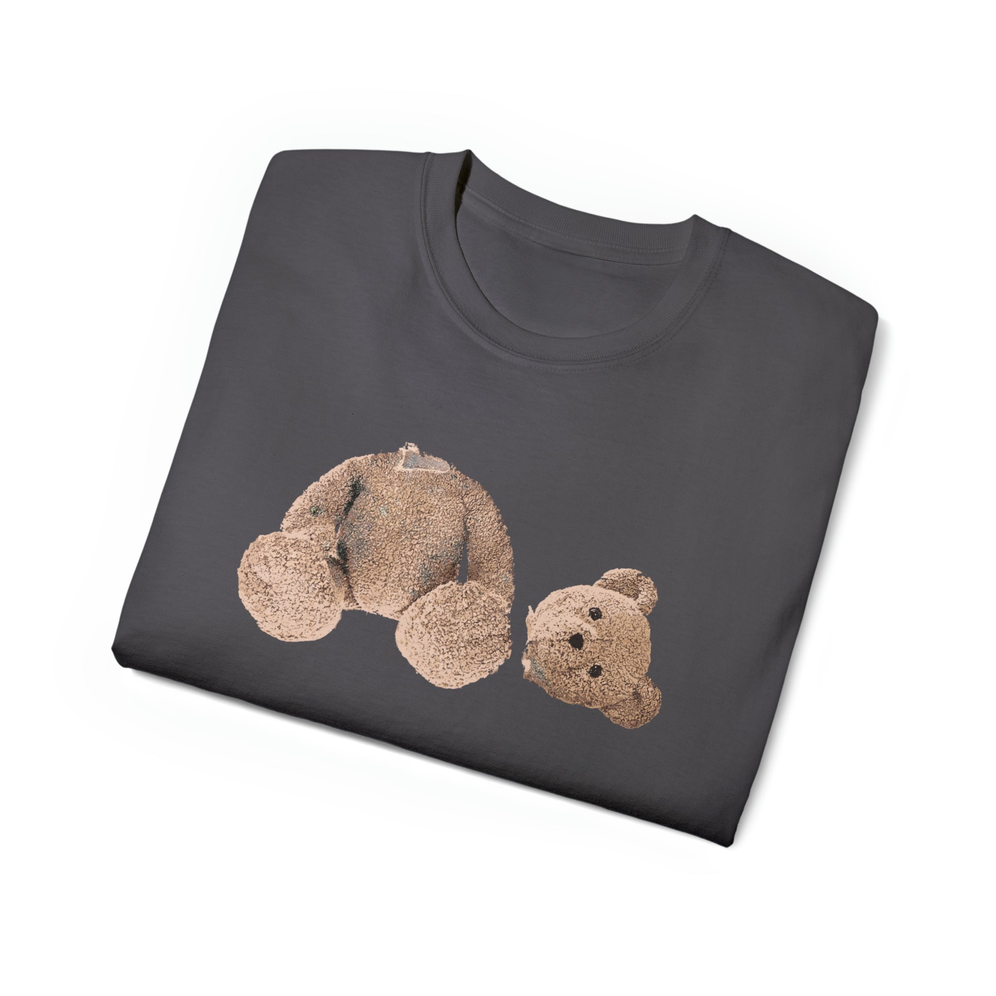 Distressed Side-Headed Teddy Tee-Bootlg