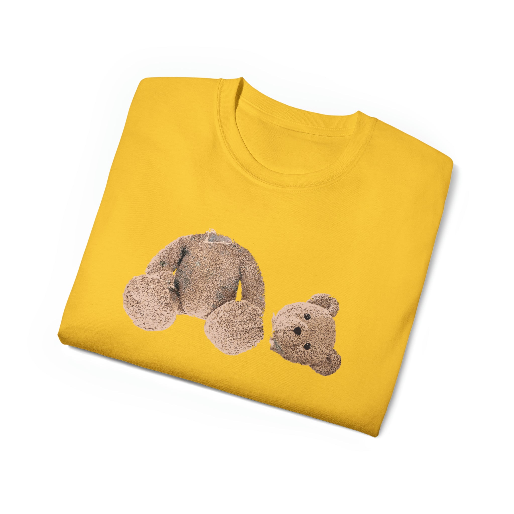 Distressed Side-Headed Teddy Tee-Bootlg