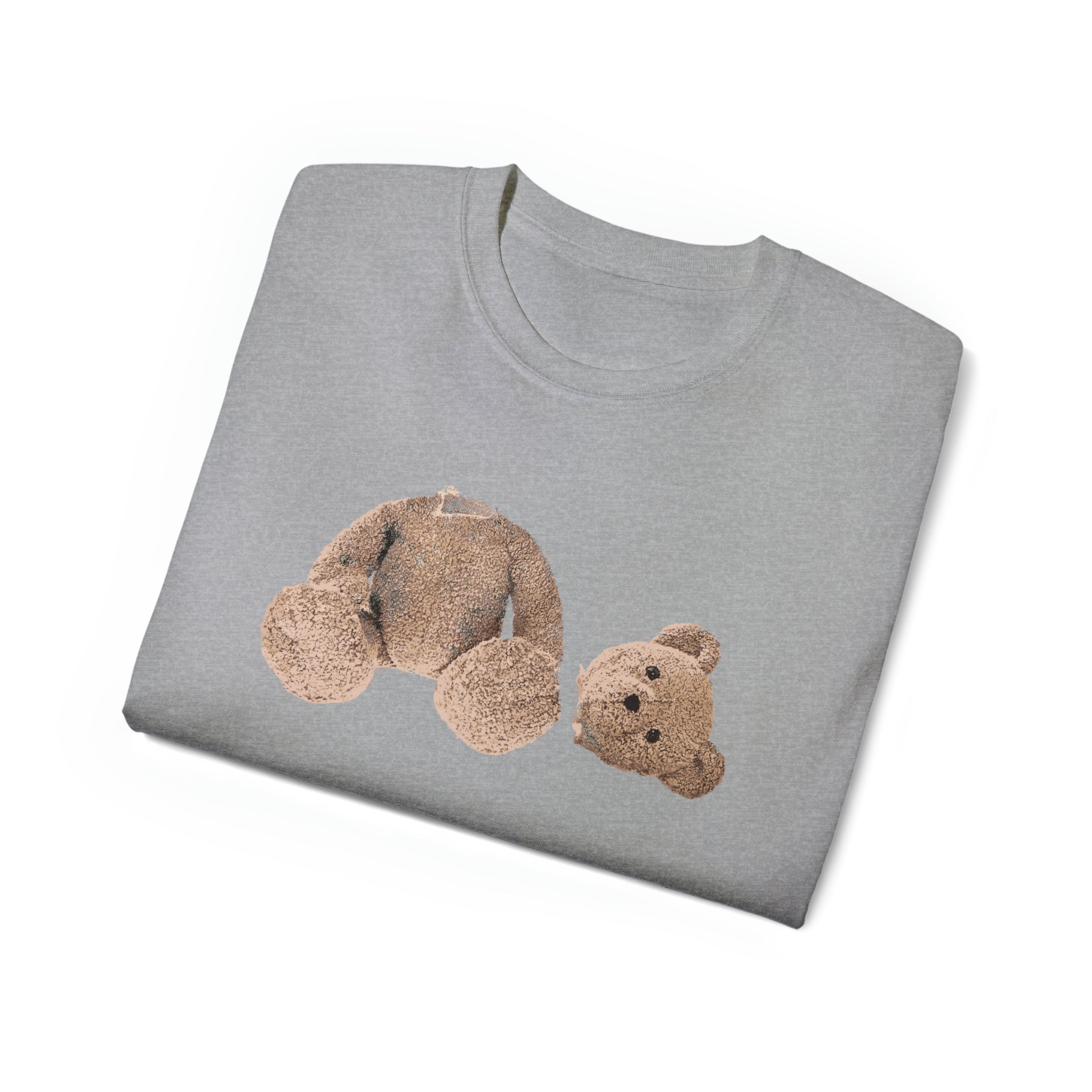 Distressed Side-Headed Teddy Tee-Bootlg