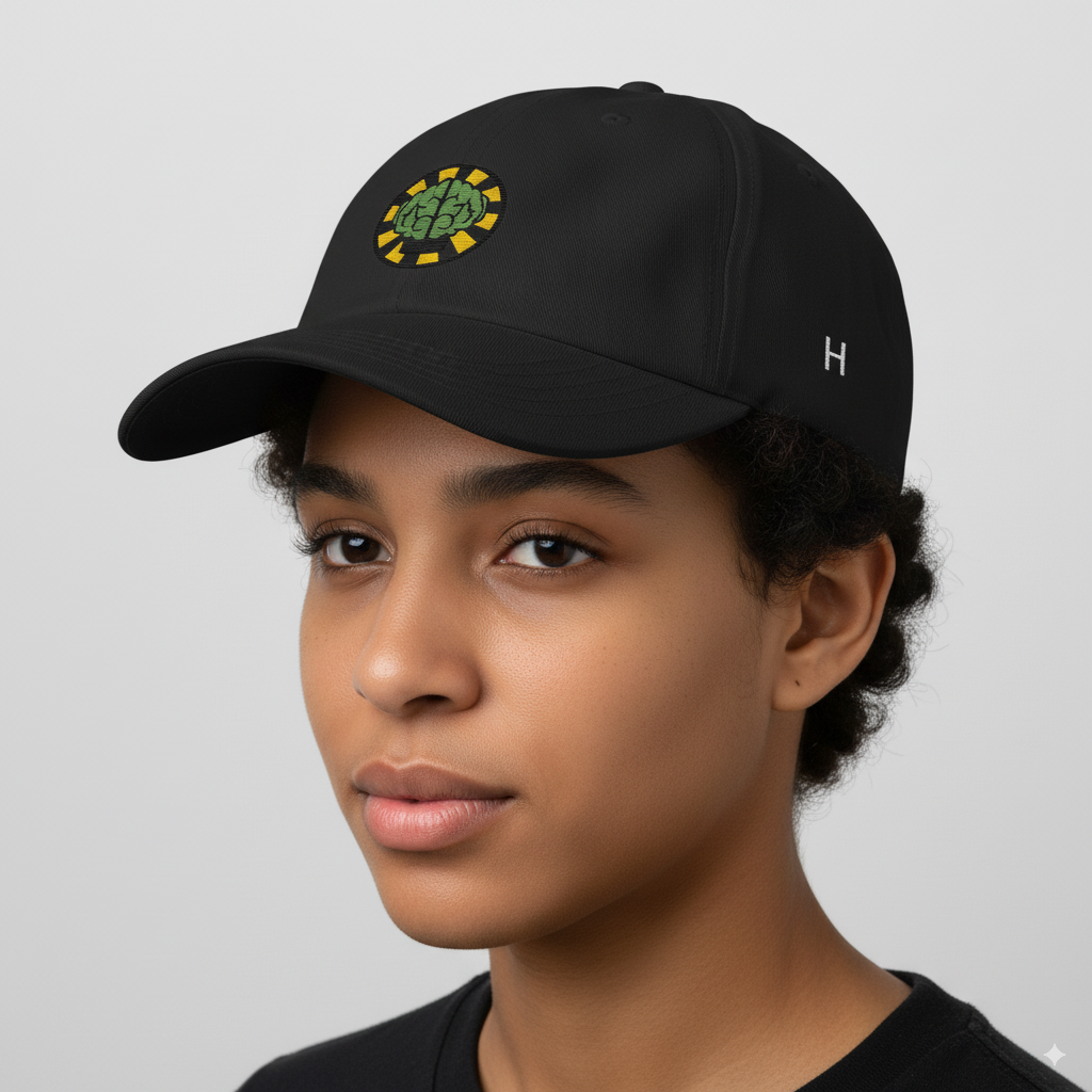 NERD Brain logo cap