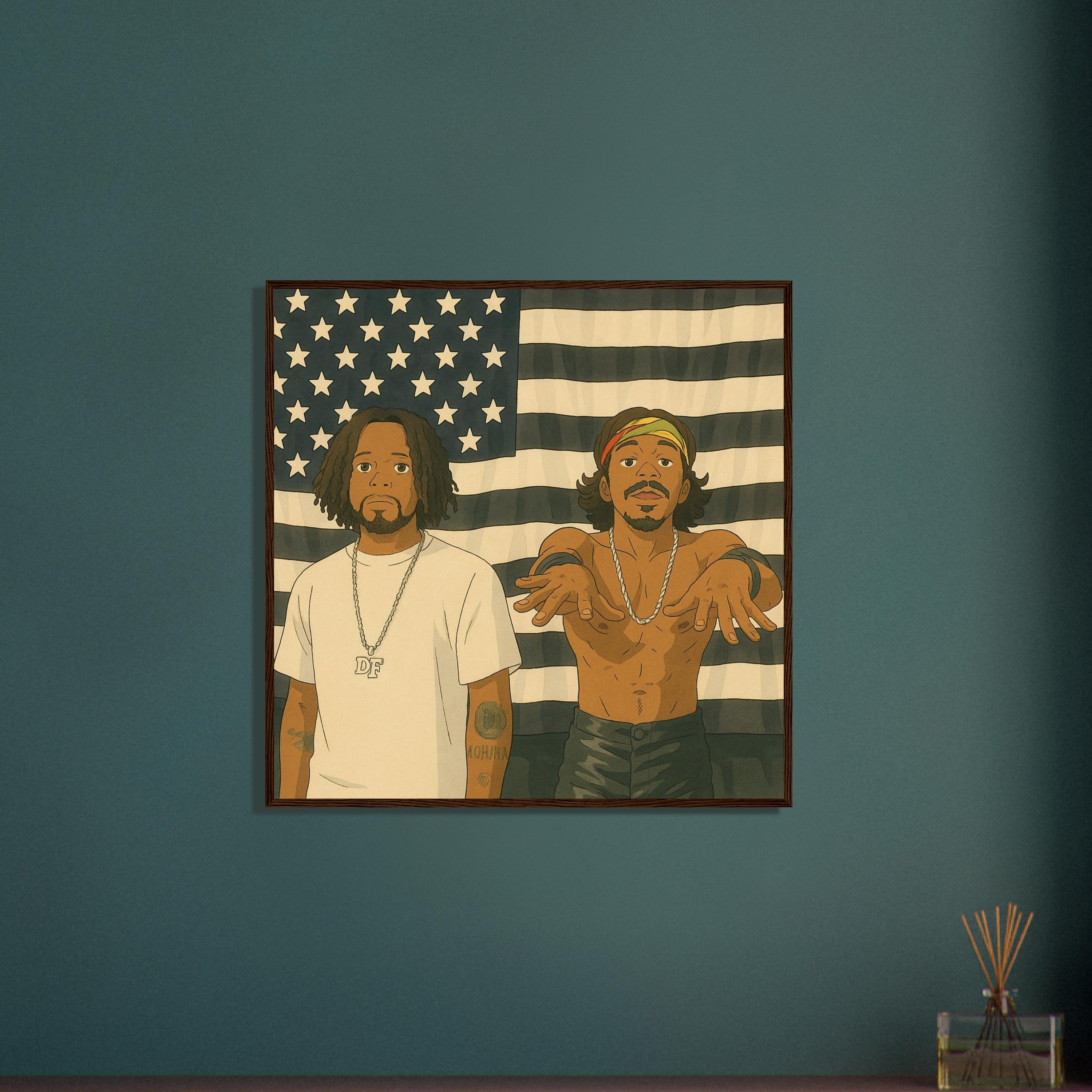 Hip Hop Rap Legends Album Poster-Bootlg