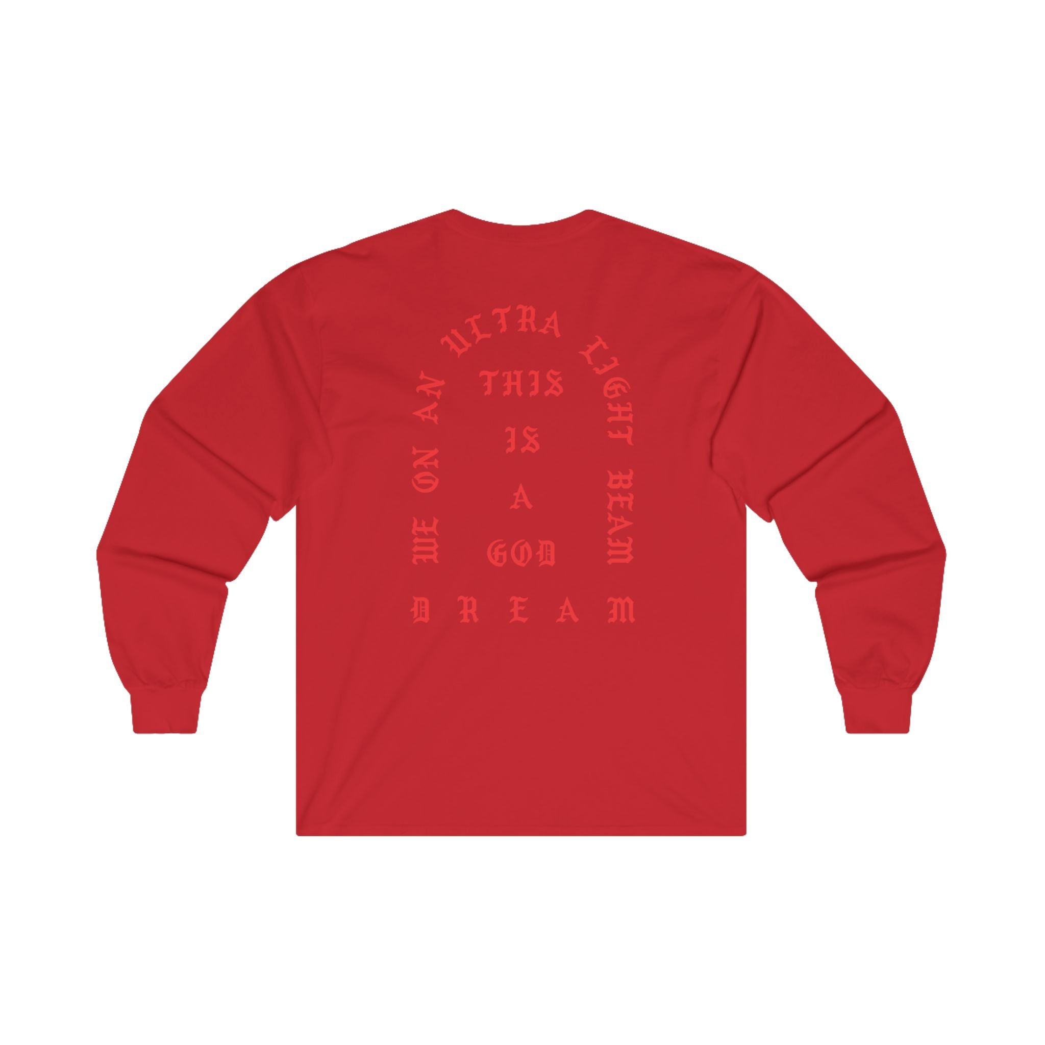 I Feel Like Pablo Jersey Long Sleeve Tee-S-Red-Bootlg
