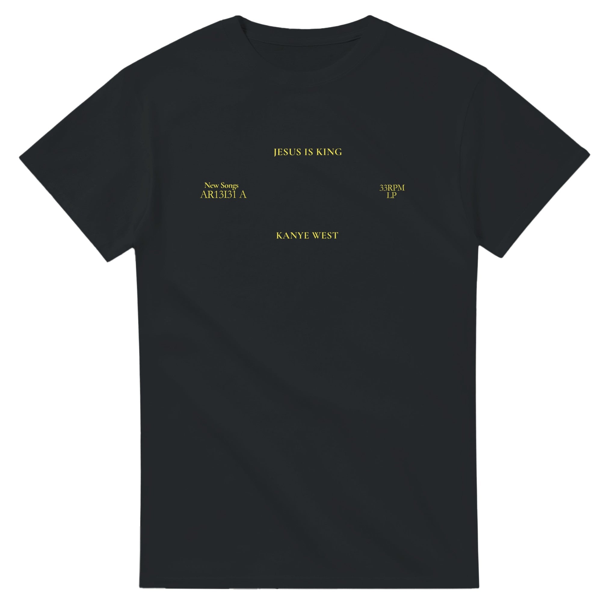 Jesus is King Sunday Service Kanye West T-Shirt-Black-S-Bootlg