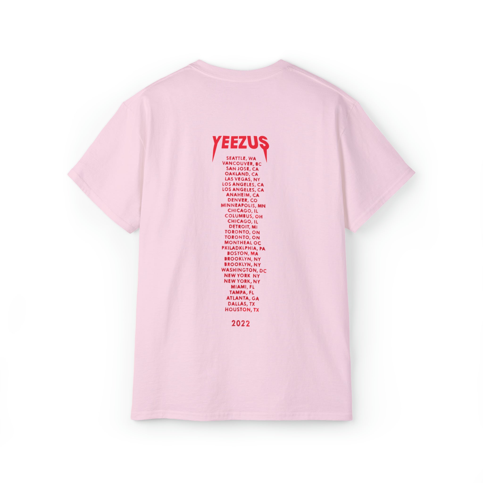 Kanye West Yeezus 2022 Tour Tee Reaper Design-Bootlg