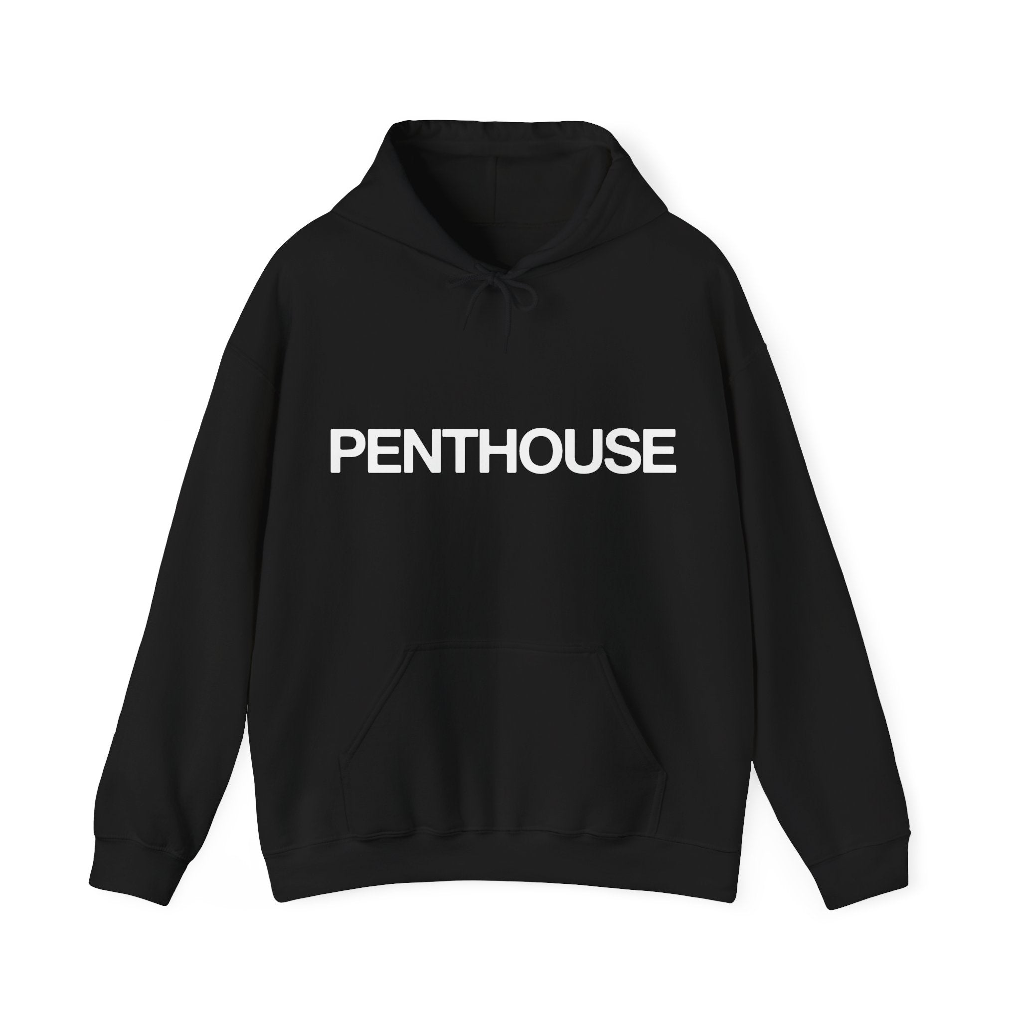 Penthouse Hoodie Sweatshirt - Inspired by Kim Kardashian Tee-Black-S-Bootlg