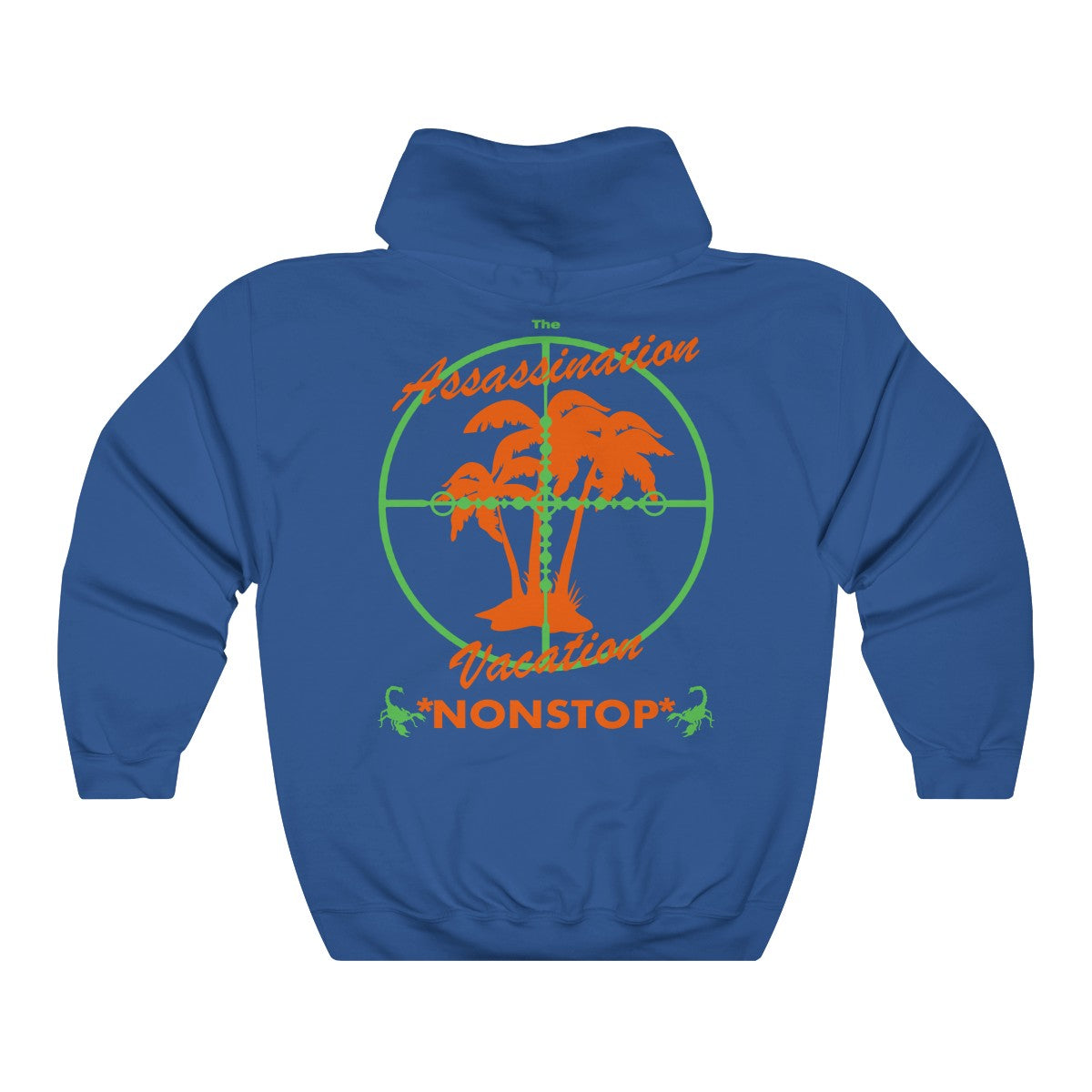 Assassination Vacation Tour Drake merch inspired - Unisex Heavy Blend™ Hooded Sweatshirt-Royal-S-Bootlg