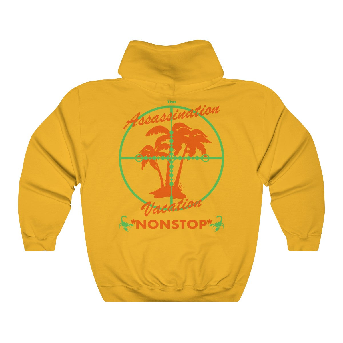 Assassination Vacation Tour Drake merch inspired - Unisex Heavy Blend™ Hooded Sweatshirt-Gold-S-Bootlg