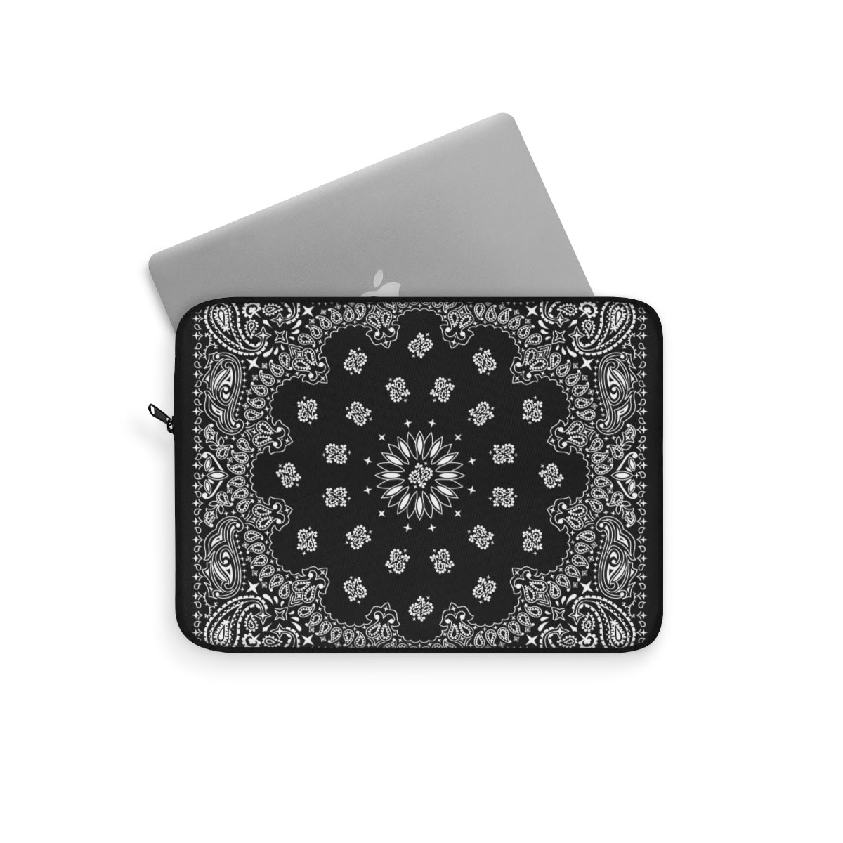 Black Bandana Laptop Sleeve-Bootlg