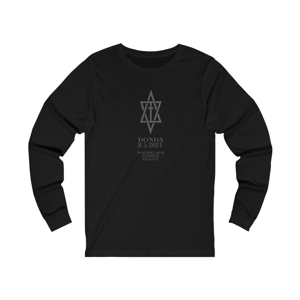Donda Merch Kanye West Album inspired Long Sleeve Shirt-Black-S-Bootlg
