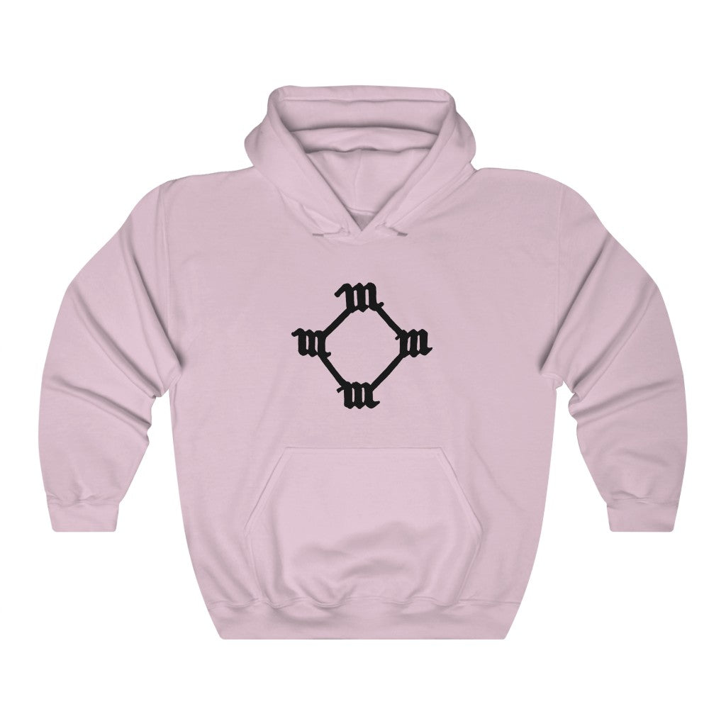 Four M Kanye West Tattoo Hoodie-S-Light Pink-Bootlg
