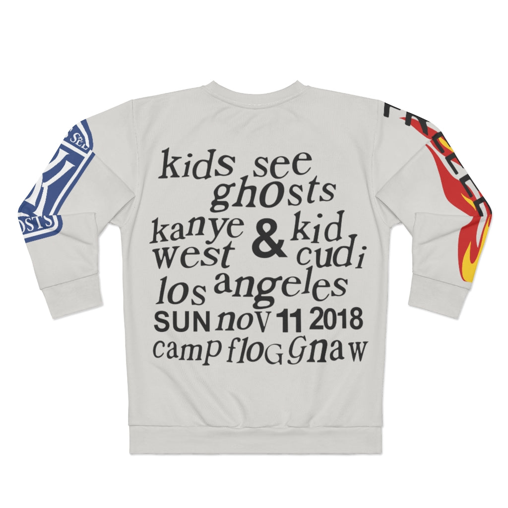 I Feel Ghosts Unisex Crewneck Sweatshirt Kid Cudi Inspired-Bootlg