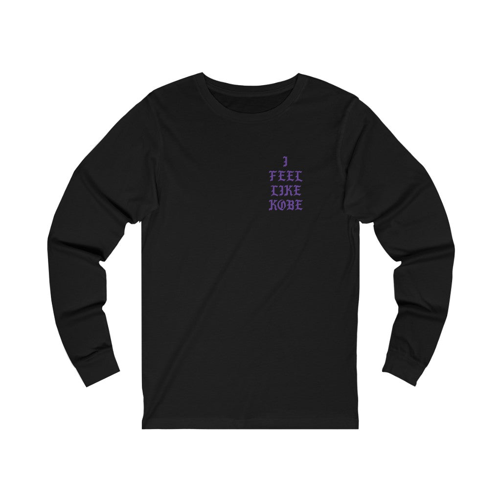 I Feel Like Kobe Bryant Unisex Jersey Long Sleeve T-Shirt-Black-L-Bootlg