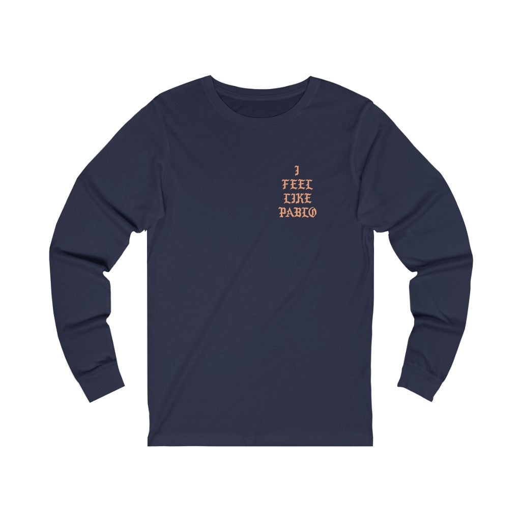 I Feel Like Pablo Los Angeles Unisex Jersey Long Sleeve Tee-Navy-L-Bootlg