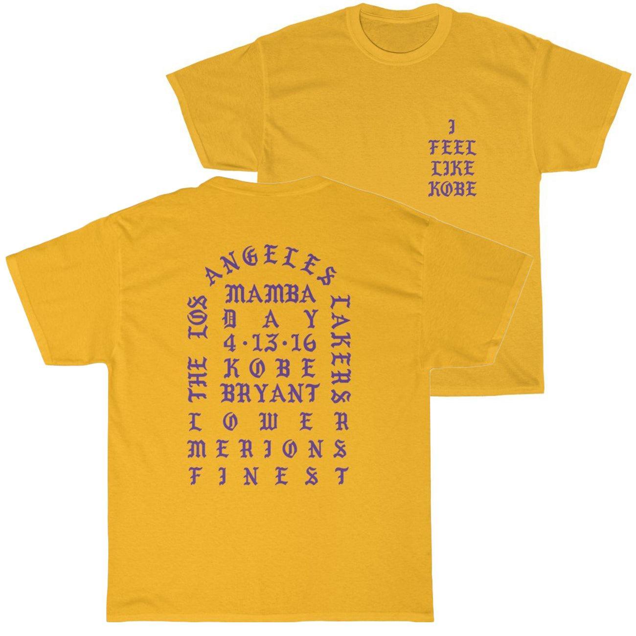 I Feel Like Kobe T-Shirt | Kanye West Tribute – Bootlg