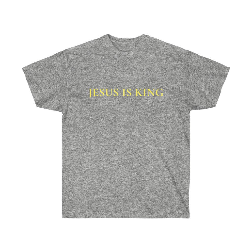 Jesus is King T-Shirt - Kanye West Sunday Service Religious Merch-S-Sport Grey-Bootlg
