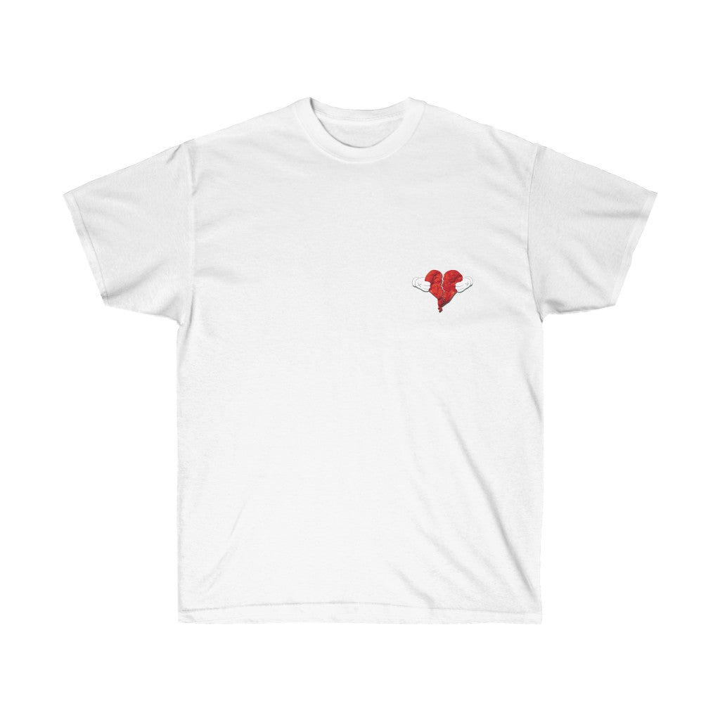 Kanye West Heartless T-shirt - 808s and Heartbreaks-White-S-Bootlg