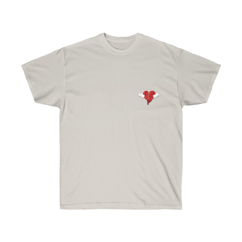 Kanye West Heartless T-shirt - 808s and Heartbreaks-Ice Grey-S-Bootlg