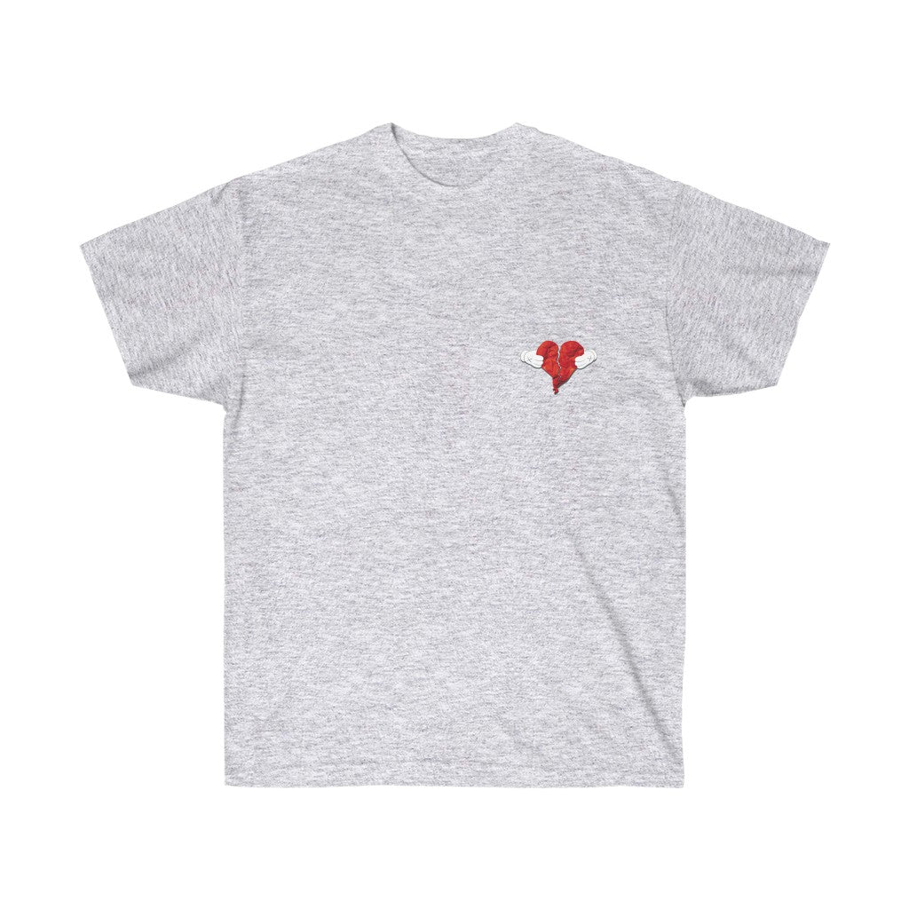 Kanye West Heartless T-shirt - 808s and Heartbreaks-Ash-S-Bootlg