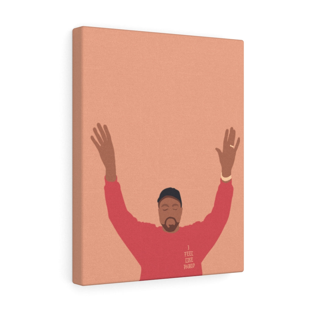 Kanye West I Feel Like Pablo Canvas Gallery Wraps - The Life of Pablo TLOP tour merch inspired-11″ × 14″-Premium Gallery Wraps (1.25″)-Bootlg
