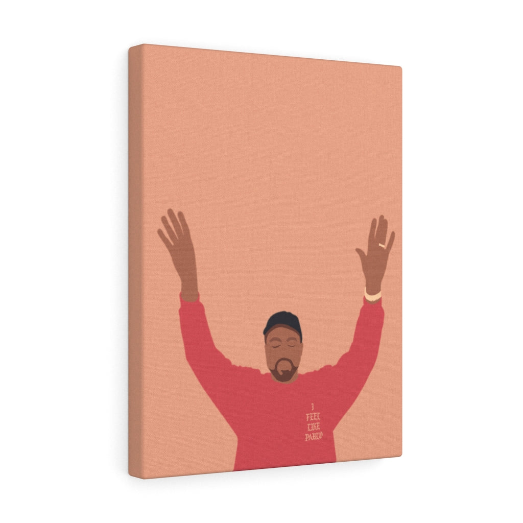 Kanye West I Feel Like Pablo Canvas Gallery Wraps - The Life of Pablo TLOP tour merch inspired-12″ × 16″-Premium Gallery Wraps (1.25″)-Bootlg