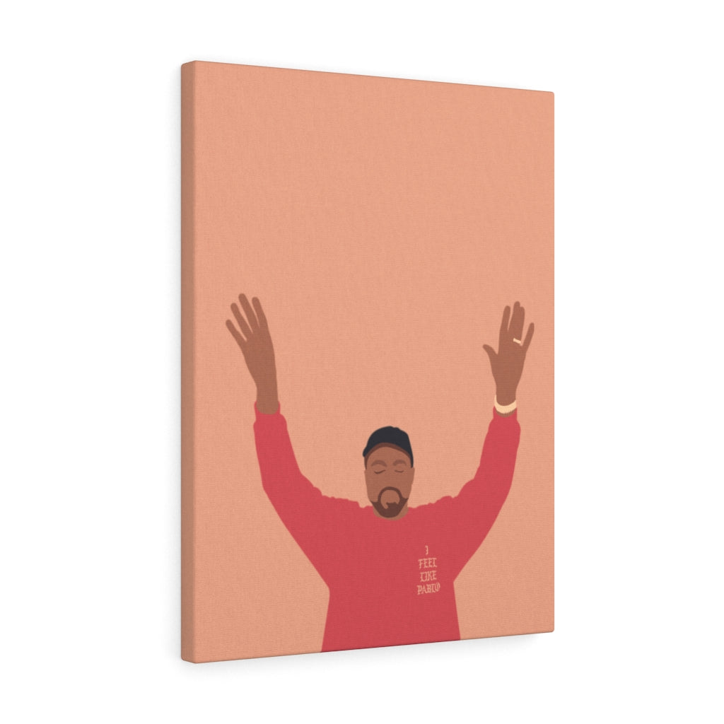 Kanye West I Feel Like Pablo Canvas Gallery Wraps - The Life of Pablo TLOP tour merch inspired-18″ × 24″-Premium Gallery Wraps (1.25″)-Bootlg