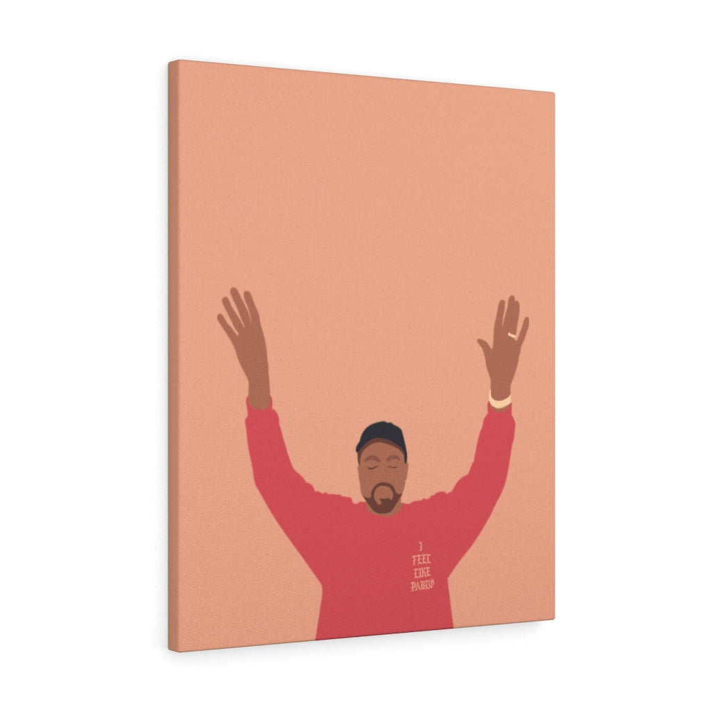 Kanye West I Feel Like Pablo Canvas Gallery Wraps - The Life of Pablo TLOP tour merch inspired-24″ × 30″-Premium Gallery Wraps (1.25″)-Bootlg