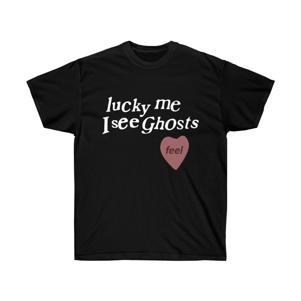 Lucky Me I See Ghosts T-Shirt-S-Black-Bootlg