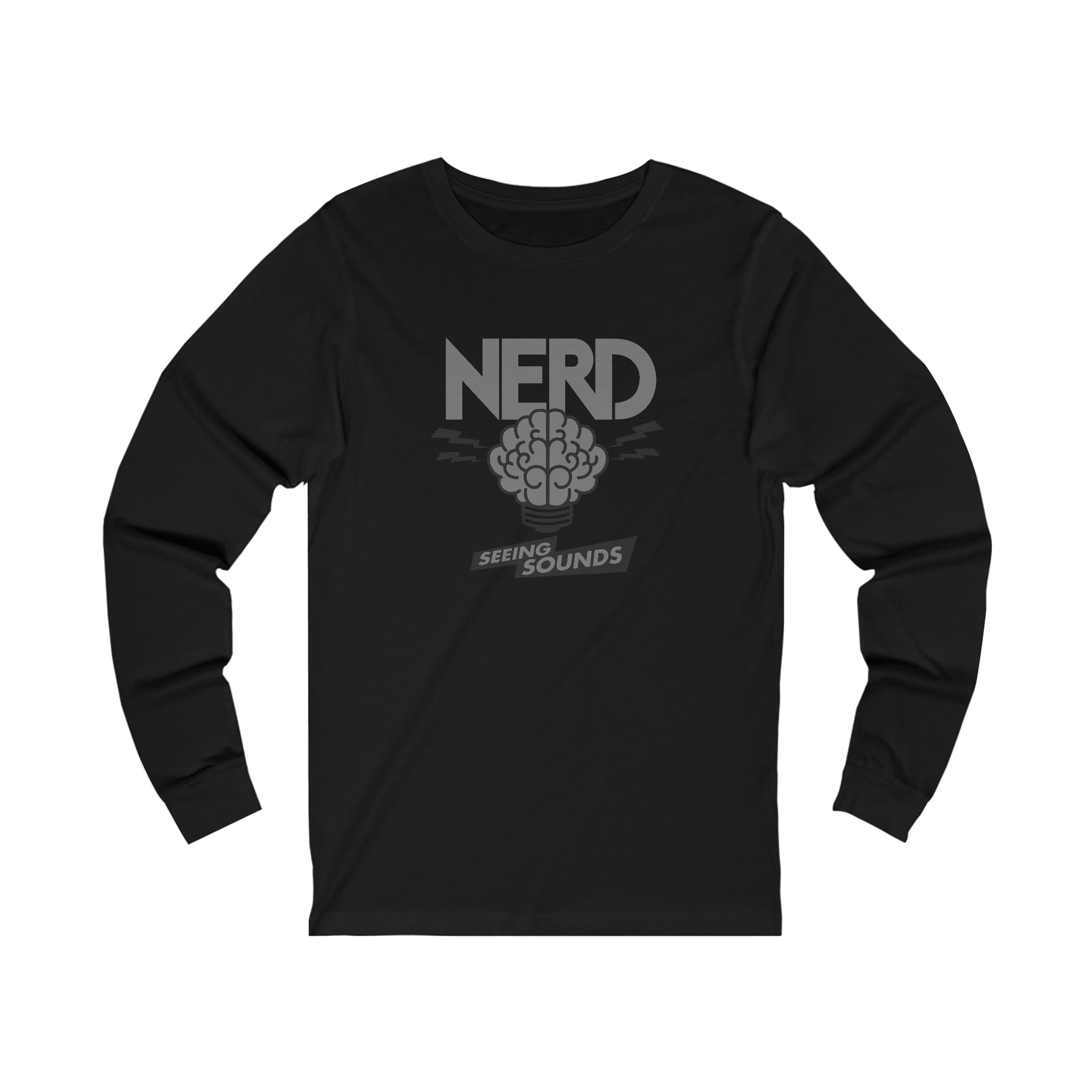 NERD Seeing Sounds Inspired Unisex Long Sleeve Tee-Black-XS-Bootlg