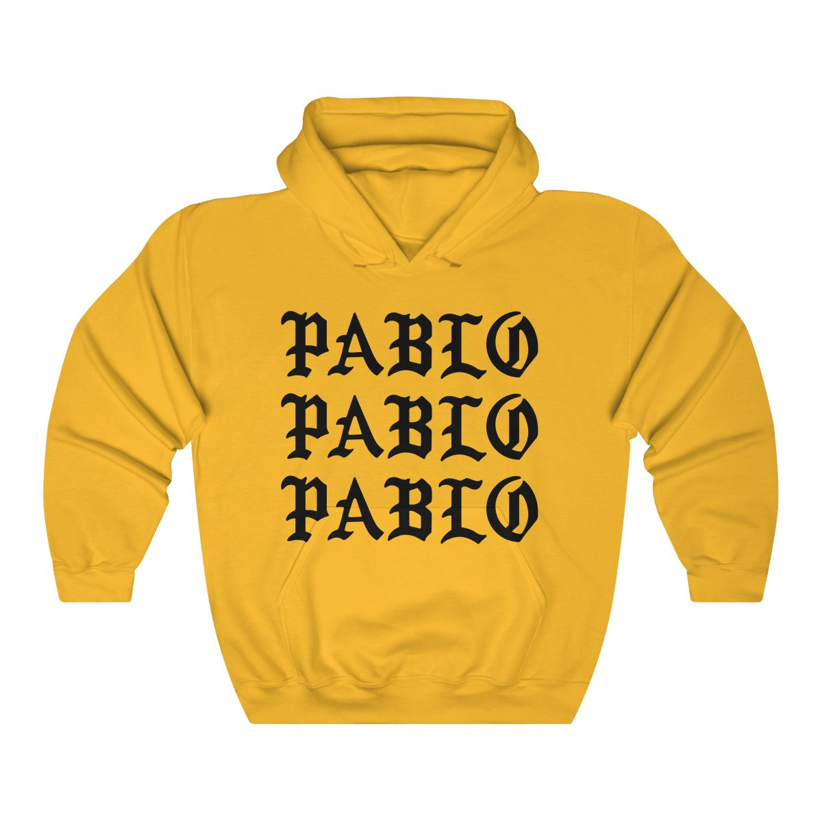 Pablo Heavy Blend™ Kanye West hoodie-Gold-S-Bootlg