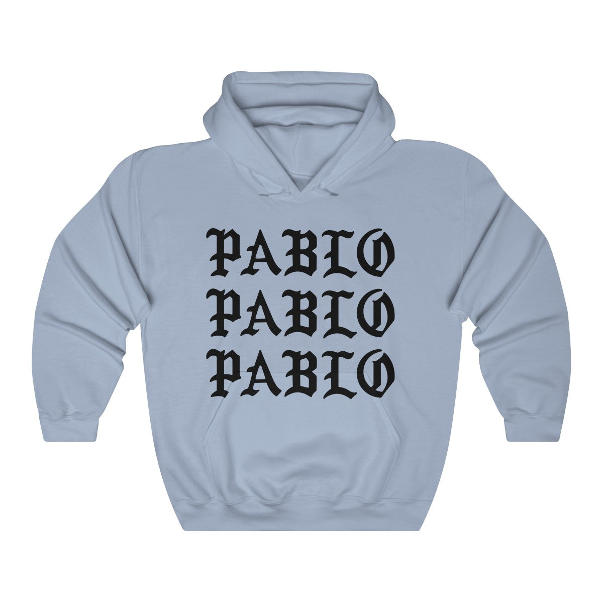 Pablo Heavy Blend™ Kanye West hoodie-Light Blue-S-Bootlg