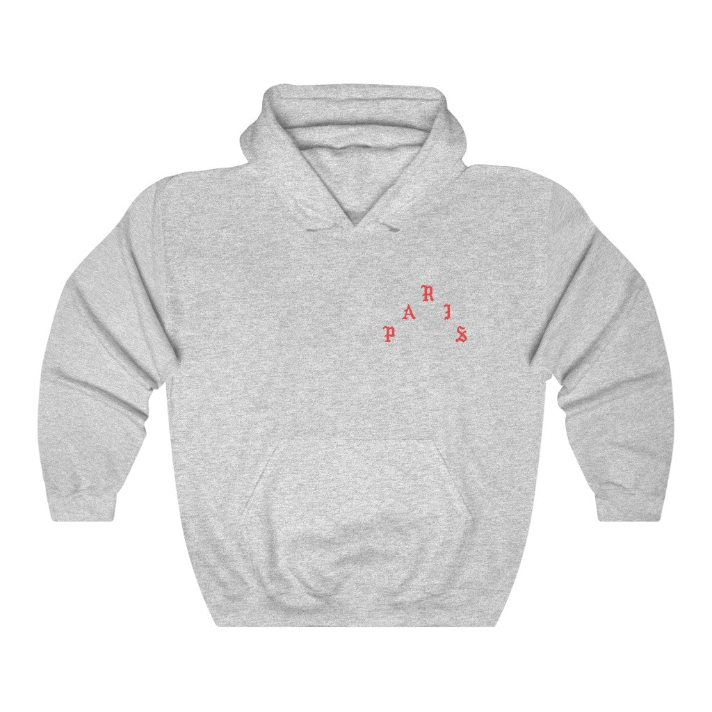 Paris I Feel Like Pablo Unisex Heavy Blend Hooded Sweatshirt-Ash-S-Bootlg