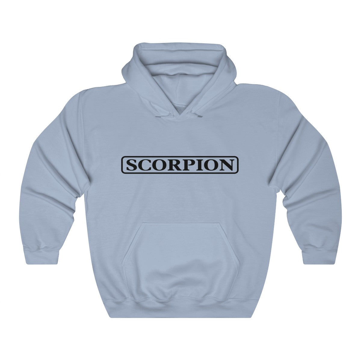 Scorpion Drizzy Drake Scary Hours Merch Inspired Heavy Blend™ Hoodie-Light Blue-S-Bootlg