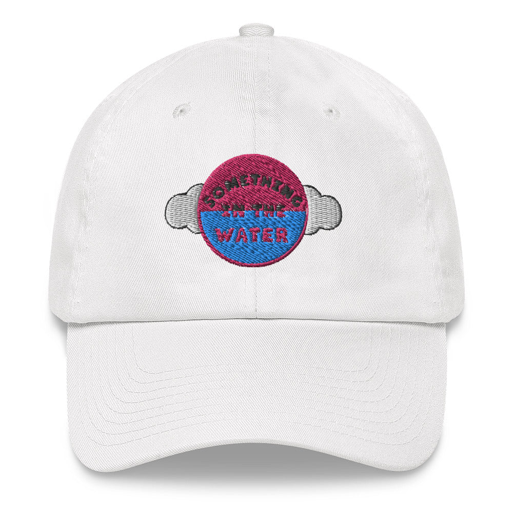 Something in the water Dad hat - Pharrell Williams Festival Merch inspired-White-Bootlg