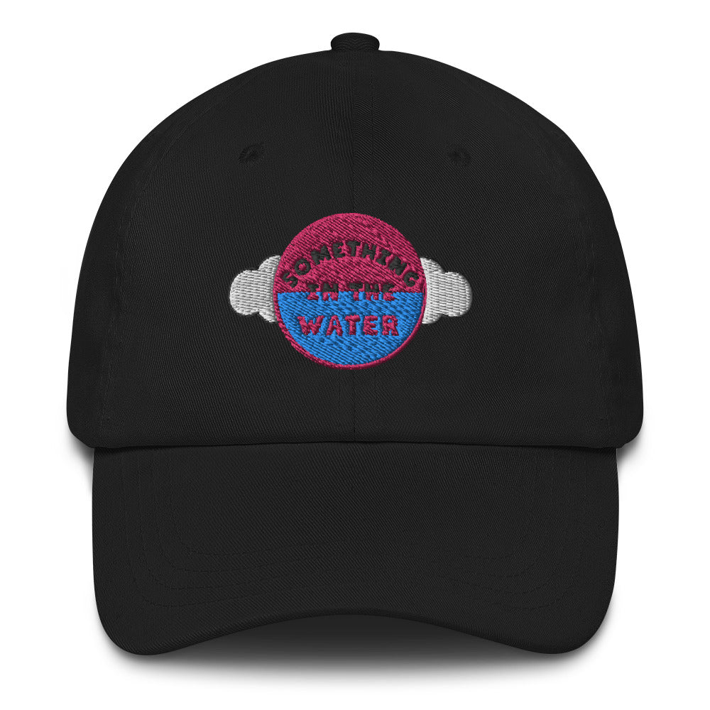 Something in the water Dad hat - Pharrell Williams Festival Merch inspired-Black-Bootlg