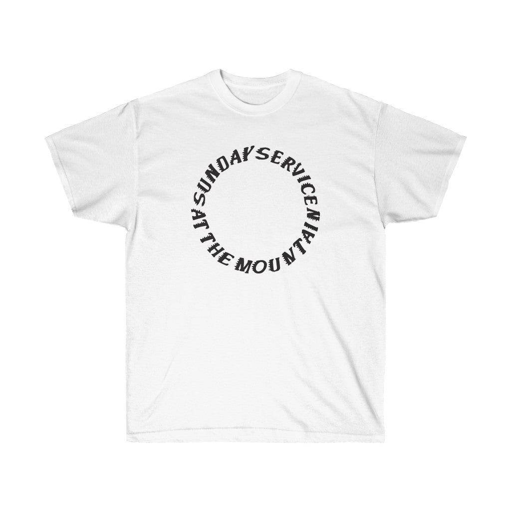 Sunday Service at the Mountain Unisex Ultra Cotton Tee - Kanye West Coachella inspired-L-White-Bootlg