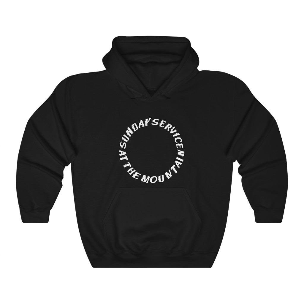 Sunday service at the Mountain Kanye West Hoodie-Black-S-Bootlg