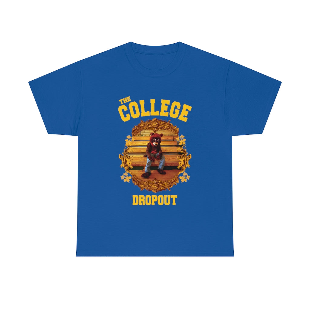 The College Dropout Bear Unisex Tee-Royal-S-Bootlg