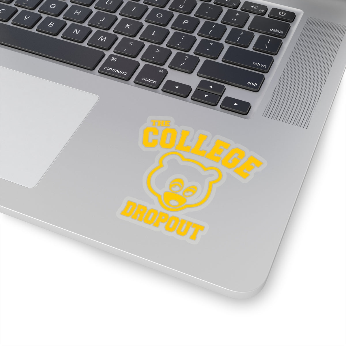 The College Dropout Old Kanye West Stickers-3x3"-Transparent-Bootlg