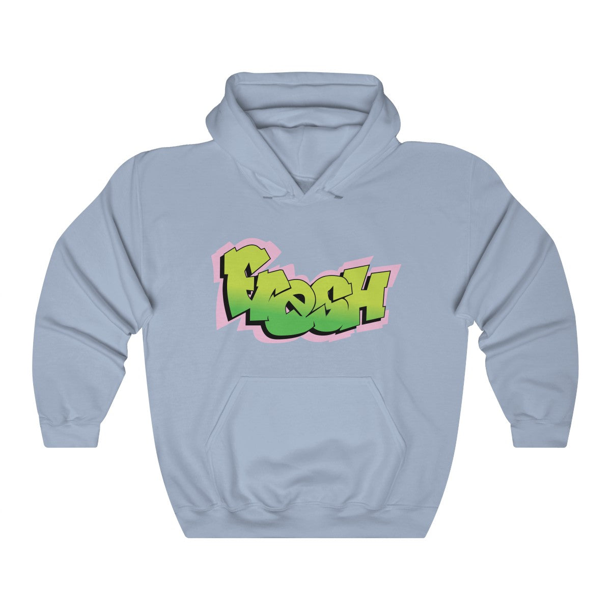 The Fresh Prince Will Smith Inspired Unisex Heavy Blend Hooded Sweatshirt-Light Blue-S-Bootlg