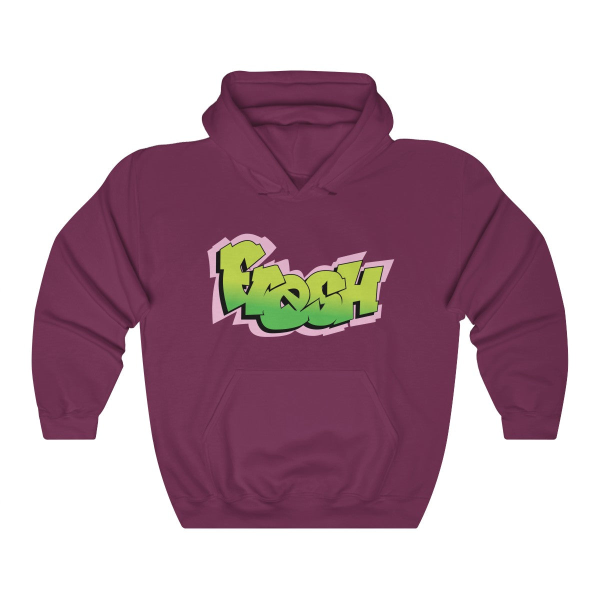 The Fresh Prince Will Smith Inspired Unisex Heavy Blend Hooded Sweatshirt-Maroon-S-Bootlg
