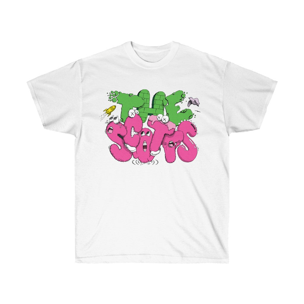 The Scotts Kid Cudi T-Shirt Merch Inspired Ultra Cotton Tee-White-L-Bootlg