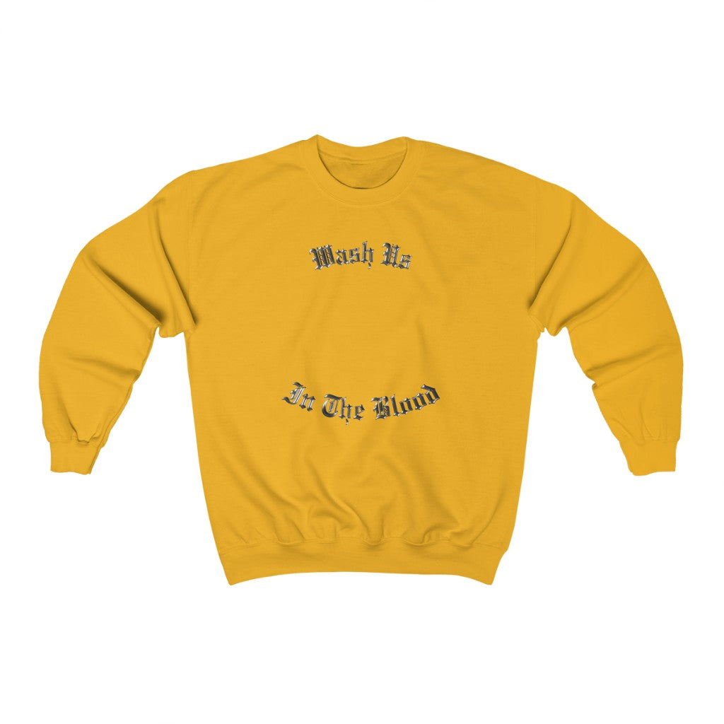 Wash Us In The Blood Crewneck-Gold-S-Bootlg