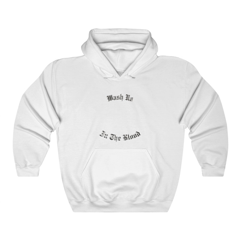 Wash Us In The Blood Hoodie-S-White-Bootlg