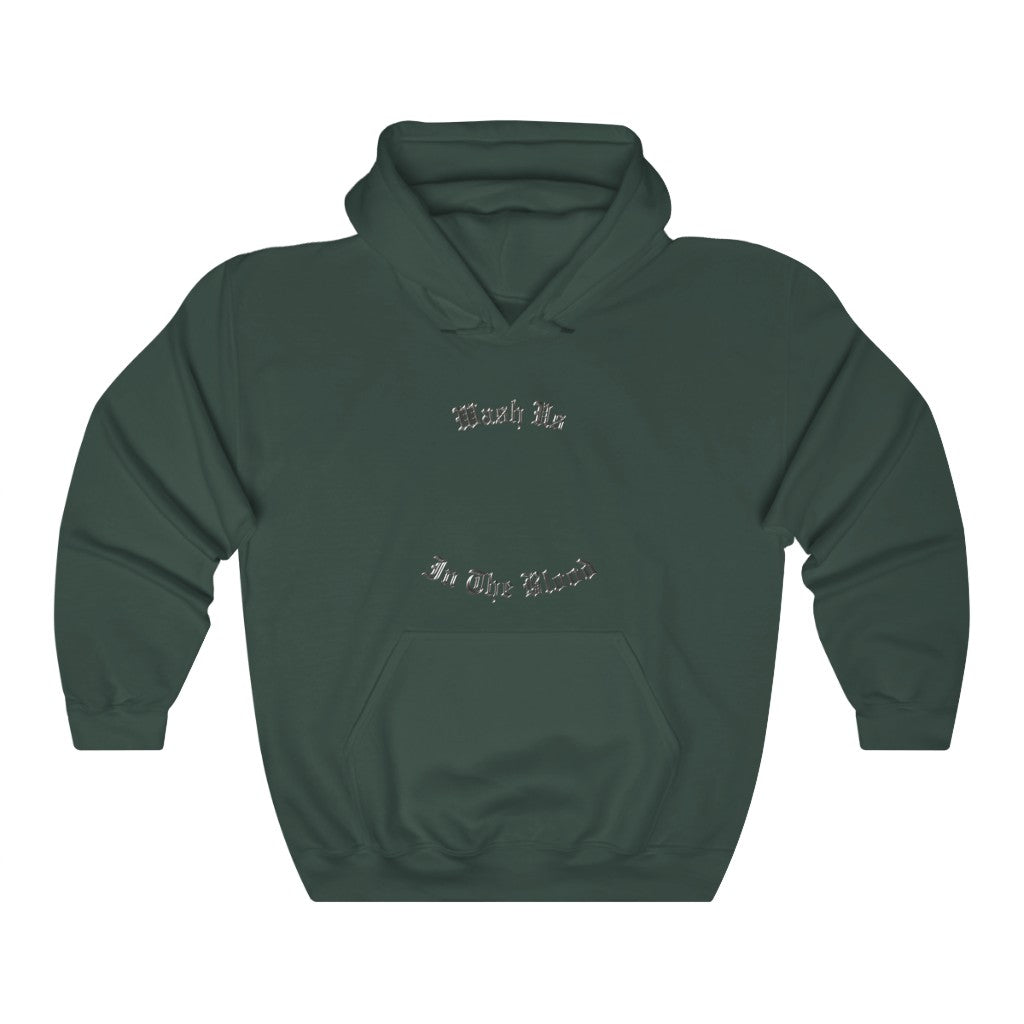 Wash Us In The Blood Hoodie-S-Forest Green-Bootlg
