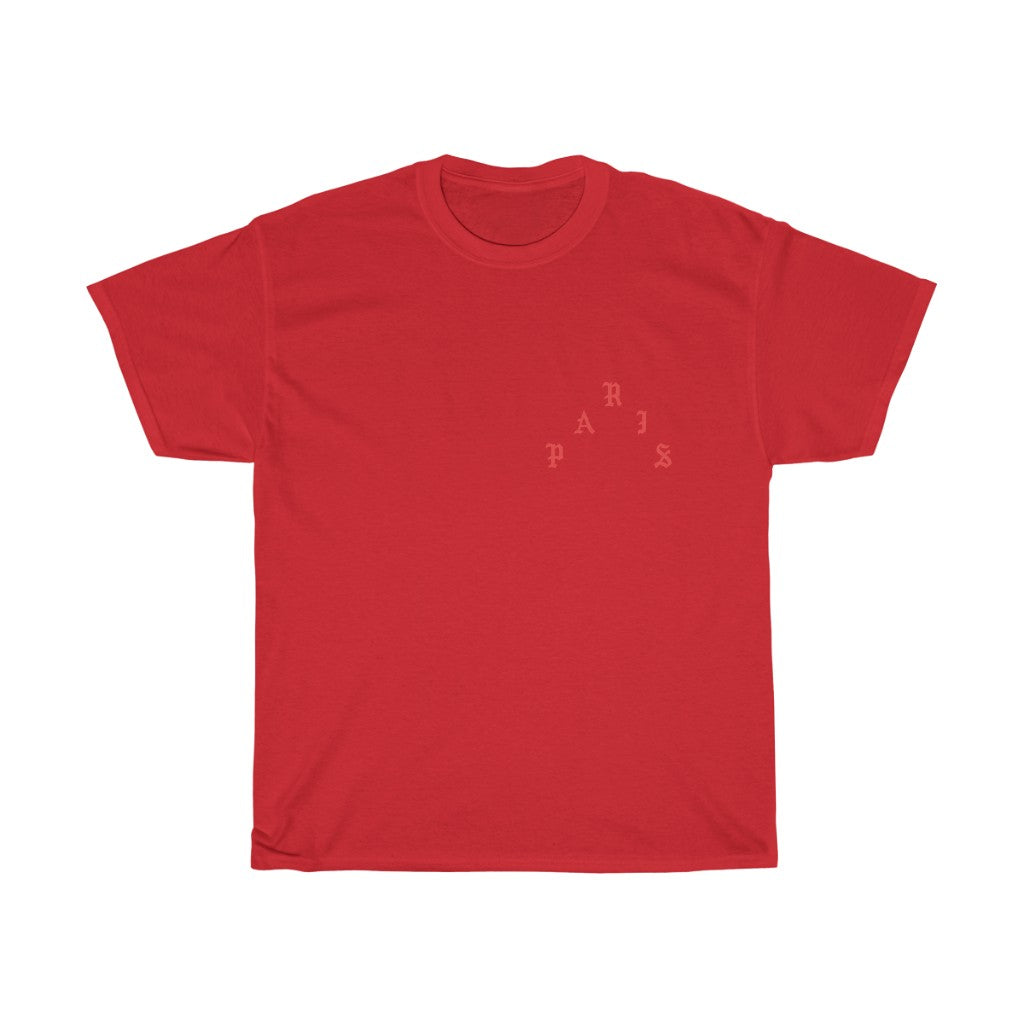 We On An Ultra Light Beam Cotton T-Shirt Kanye West Merch-Red-L-Bootlg