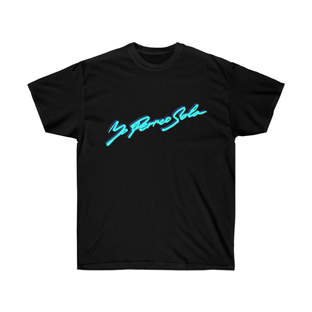 Yo Perreo Sola Unisex T-Shirt. Bad Bunny inspired-Black-S-Bootlg